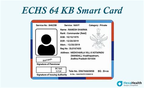 echs smart card upgradation status check|echs 64 kb smart card.